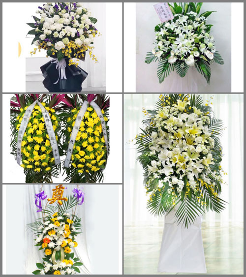 湖南永州祁阳县羊角塘镇光景村白事花篮预定