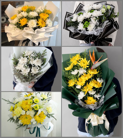 湖南永州祁阳县羊角塘镇光景村白事花束代送